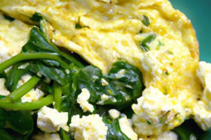Scrambled Eggs with Spinach & Feta: A Wholesome Delight