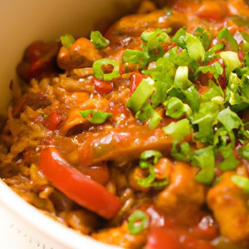 Flavorful One-Pot Jambalaya with Chicken & Sausage Bliss