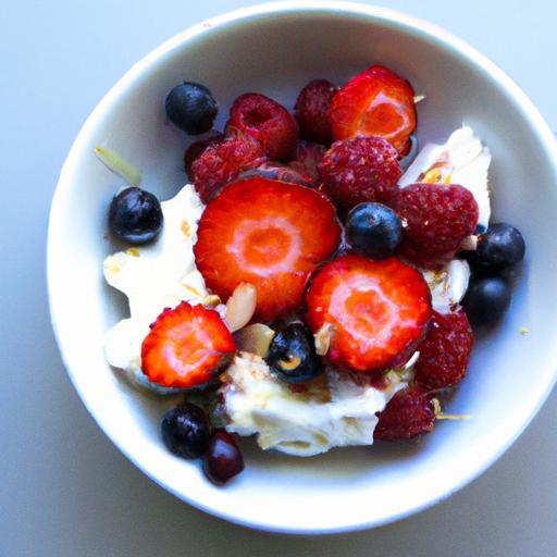 Boost Your Breakfast: Greek Yogurt with Berries & Almond Butter