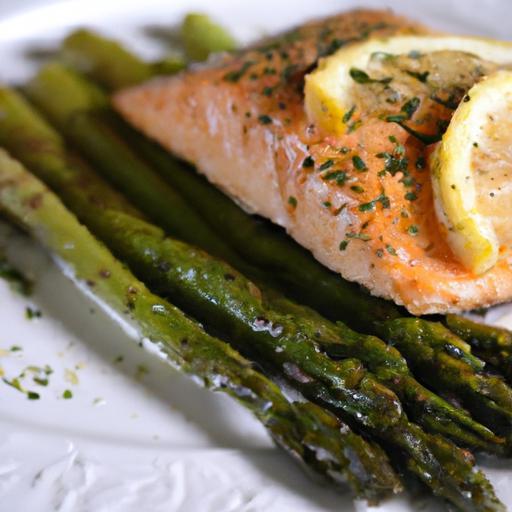 Zesty One-Pan Lemon Herb Salmon with Tender Asparagus