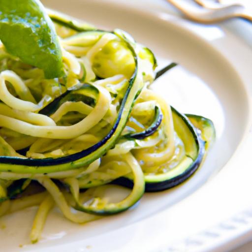 Fresh and flavorful: Pesto zucchini Noodles Recipe Guide