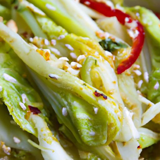 Crunchy Asian Cabbage Slaw with Zesty Sesame Dressing