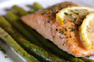 Zesty One-Pan Lemon Herb Salmon with Tender Asparagus