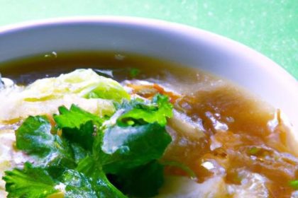 Wonton Egg Drop Soup: A Delicious Harmony of Flavors