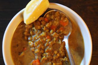 Hearty Middle Eastern Lentil Soup: A Flavorful Tradition