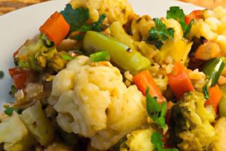 Wholesome Cauliflower Rice Stir Fry: Keto Veggie Delight