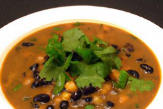 Fiery Black Bean Soup: A Bold Twist on a Classic Favorite