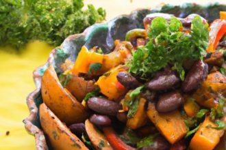 Nourish Your Day: Roasted Sweet Potato & Black Bean Salad Delight