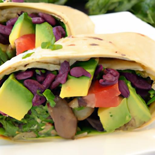 Wholesome Black Bean & Avocado Wrap: A Flavorful Fusion