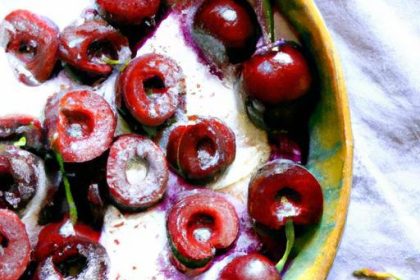Berry Bliss: Cherry Smoothie Bowl Recipe with Calories Counted