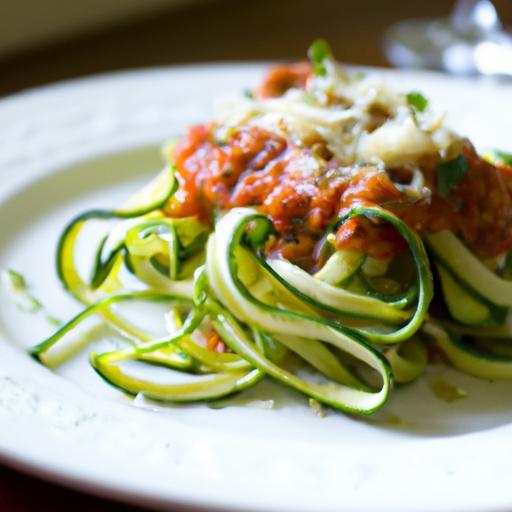 Twist on Tradition: Zucchini Noodles with Marinara Sauce