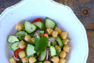 Crunchy Chickpea Cucumber Salad: Fresh, Healthy, Delicious