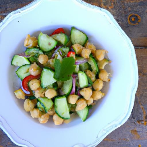Crunchy Chickpea Cucumber Salad: Fresh, Healthy, Delicious