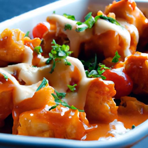 Spicy Buffalo chicken Tater Tot Casserole​ Delight recipe