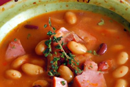 Hearty Crock Pot Ham and Bean Soup: Easy Slow Cooker Recipe
