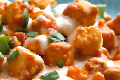 Spicy Buffalo Chicken Tater Tot Casserole Delight Recipe