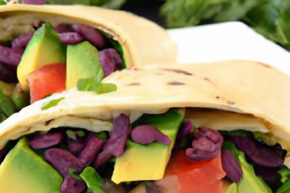 Wholesome Black Bean & Avocado Wrap: A Flavorful Fusion