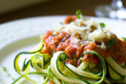 Twist on Tradition: Zucchini Noodles with Marinara Sauce