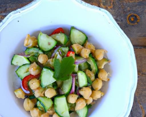 Crunchy Chickpea Cucumber Salad: Fresh, Healthy, Delicious